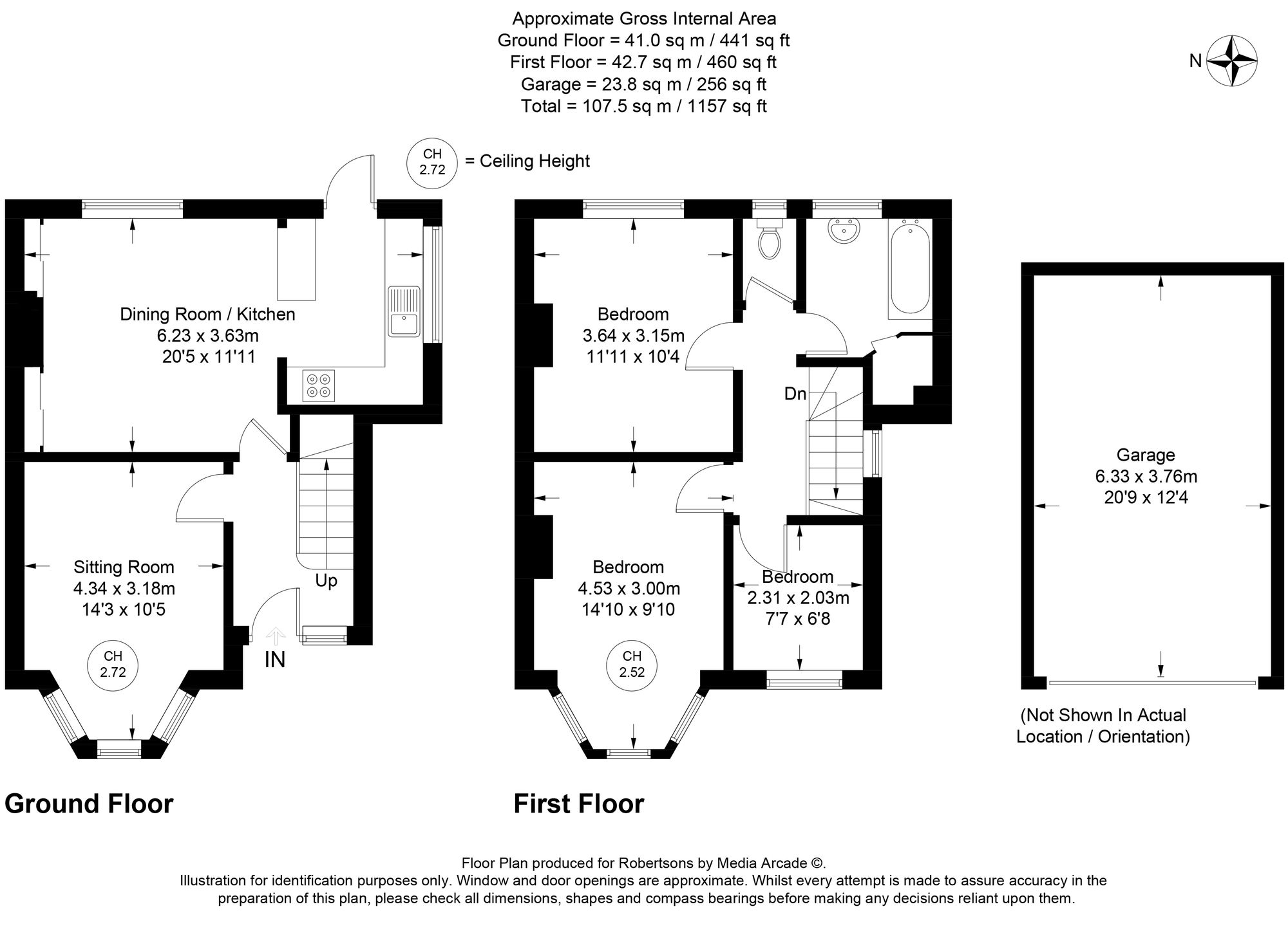 Floorplans for Hammersley Lane, High Wycombe, HP13