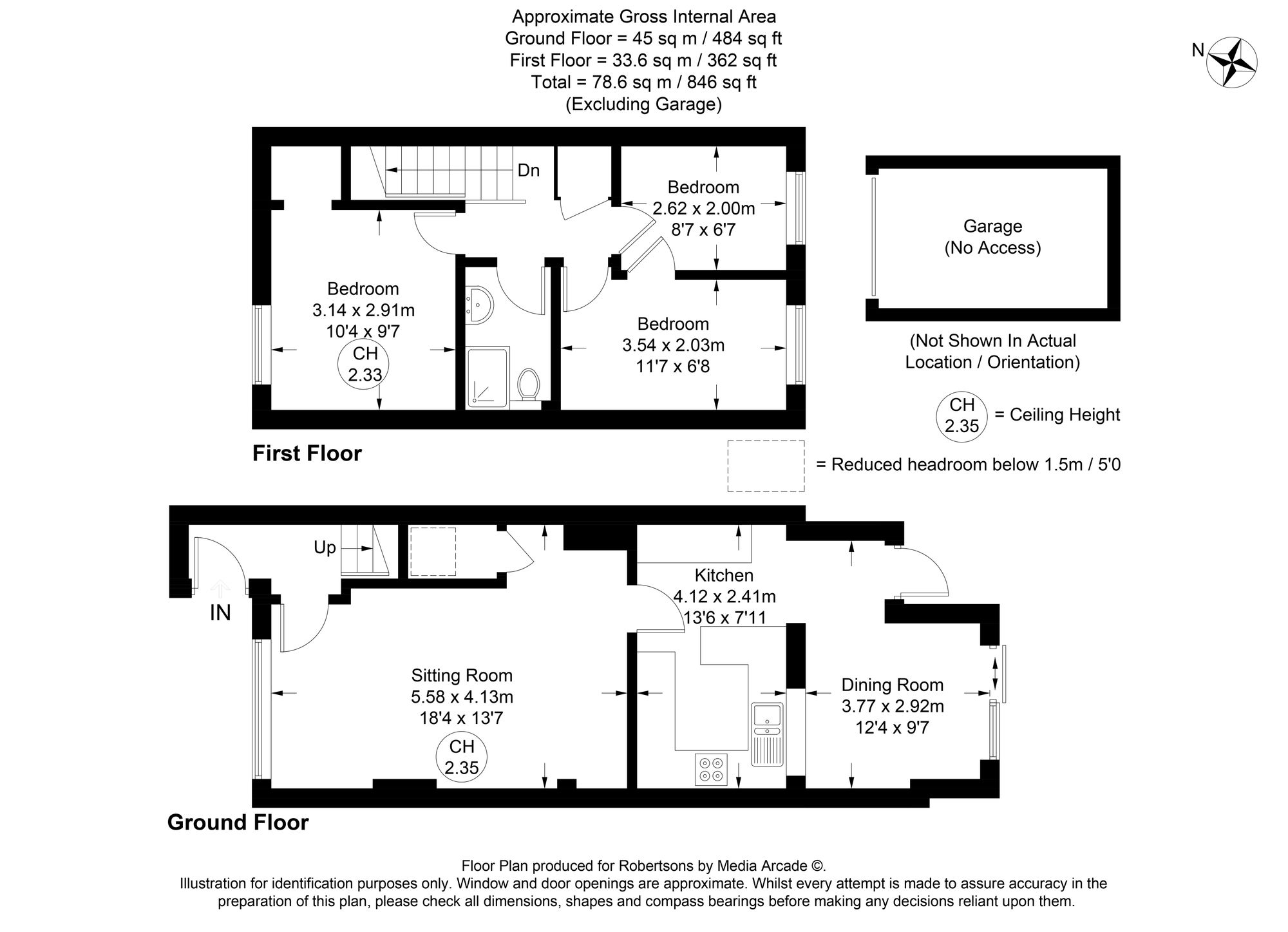 Floorplans for The Croft, Marlow, SL7