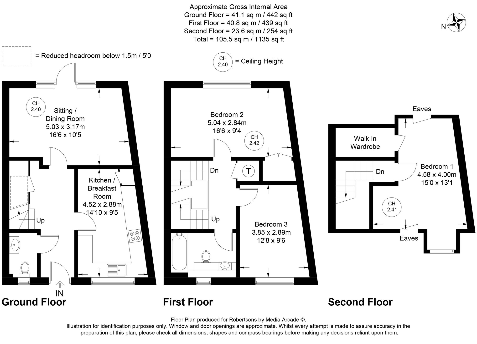 Floorplans for St. Hughs Avenue, High Wycombe, HP13