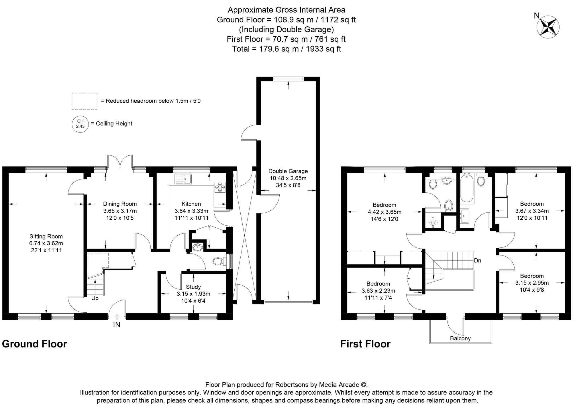 Floorplans for Cherry Rise, Flackwell Heath, HP10