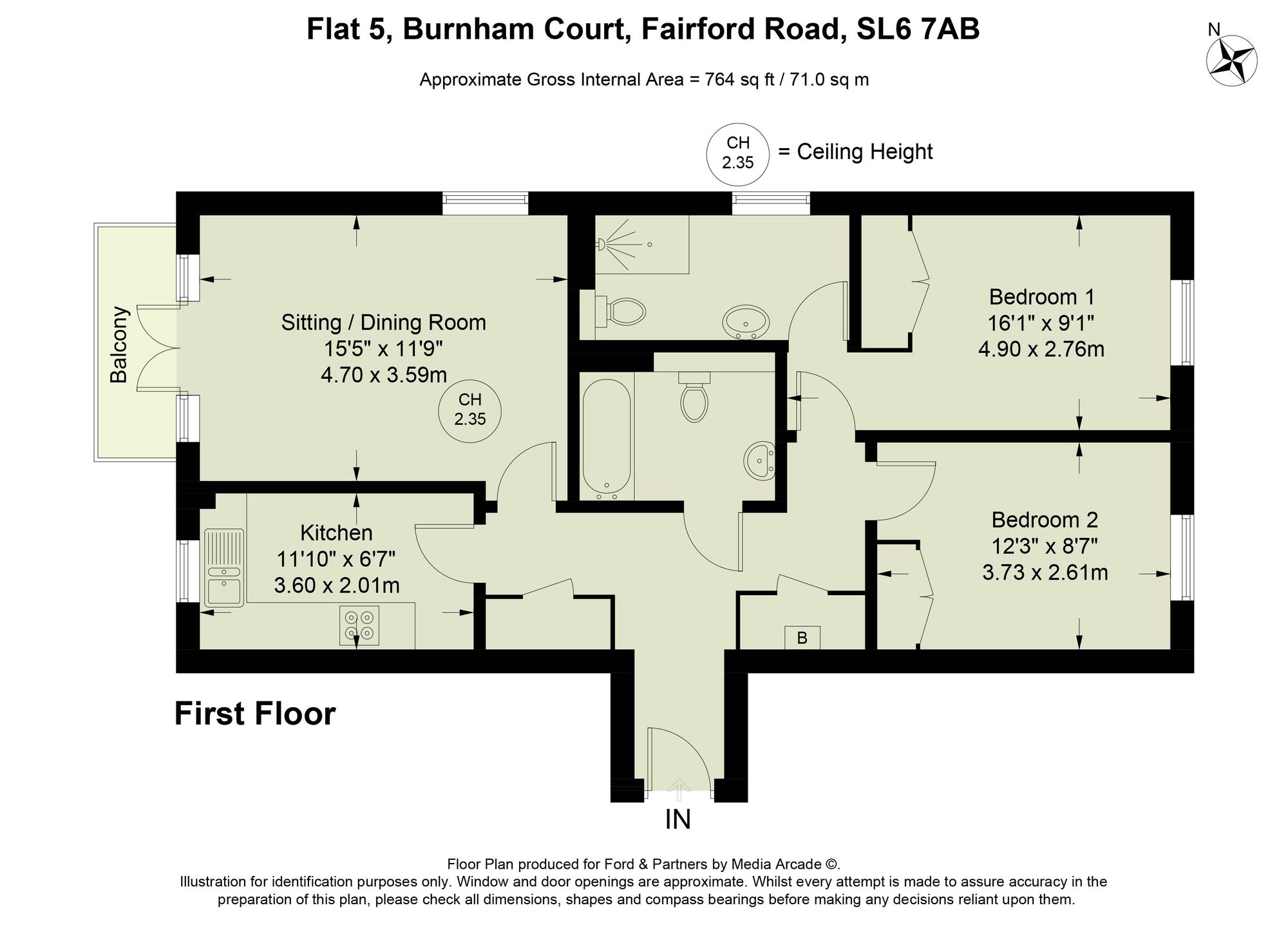 Floorplans for Fairford Road, Burnham Court Fairford Road, SL6