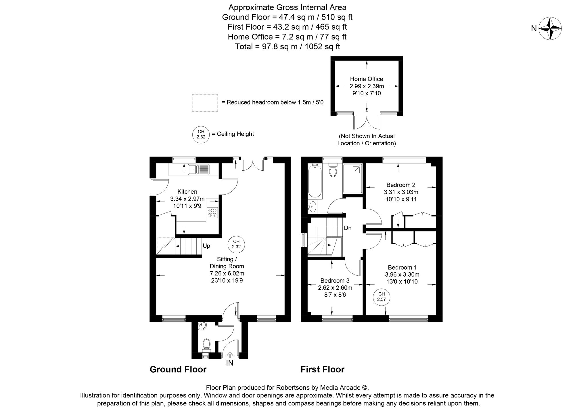 Floorplans for Jennings Field, Flackwell Heath, HP10