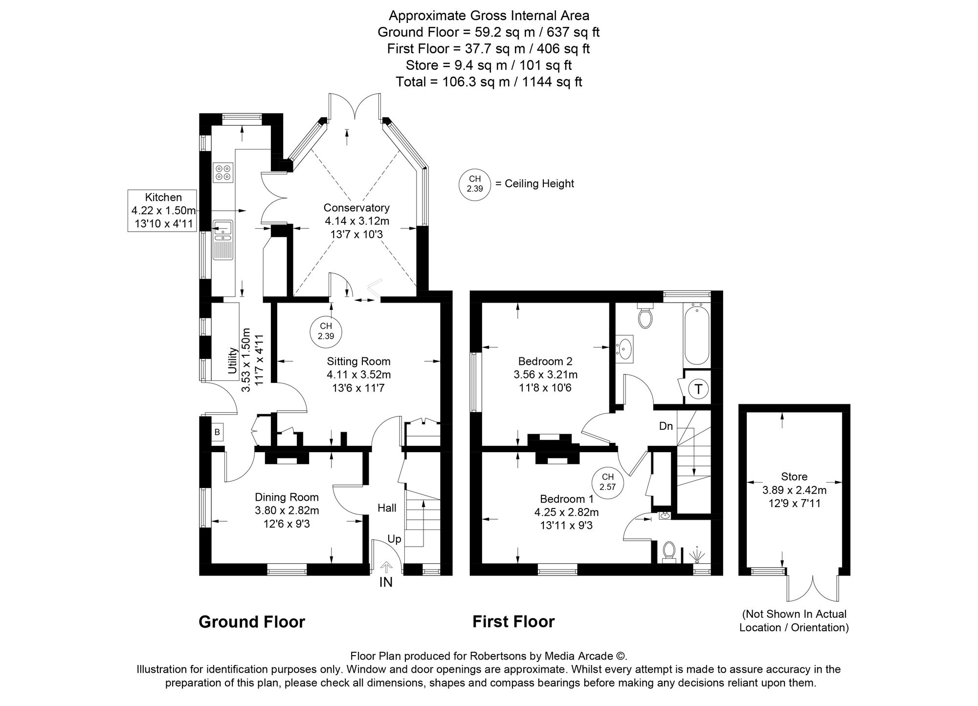 Floorplans for Fassetts Road, Loudwater, HP10