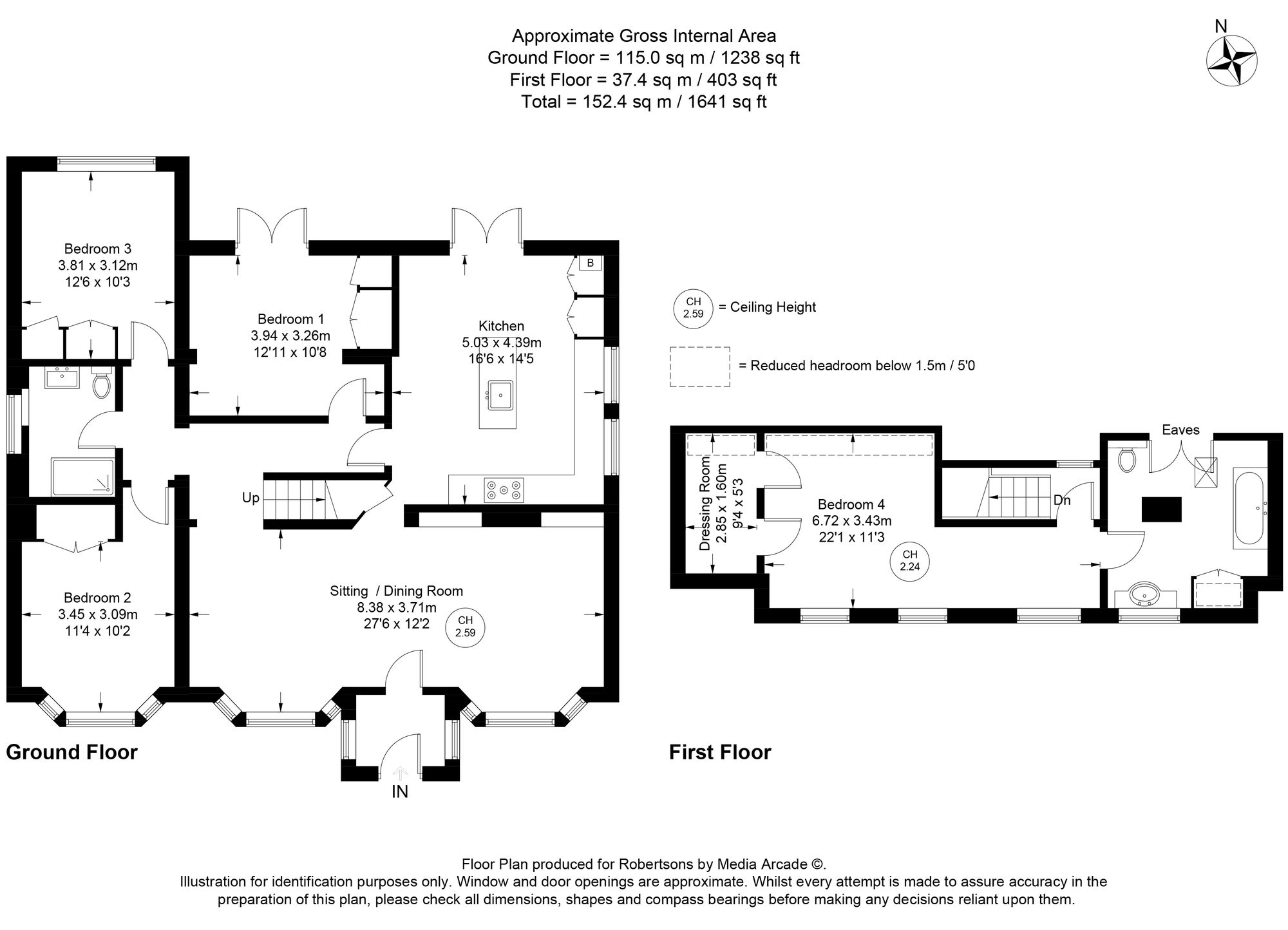 Floorplans for Sedgmoor Road, Flackwell Heath, HP10