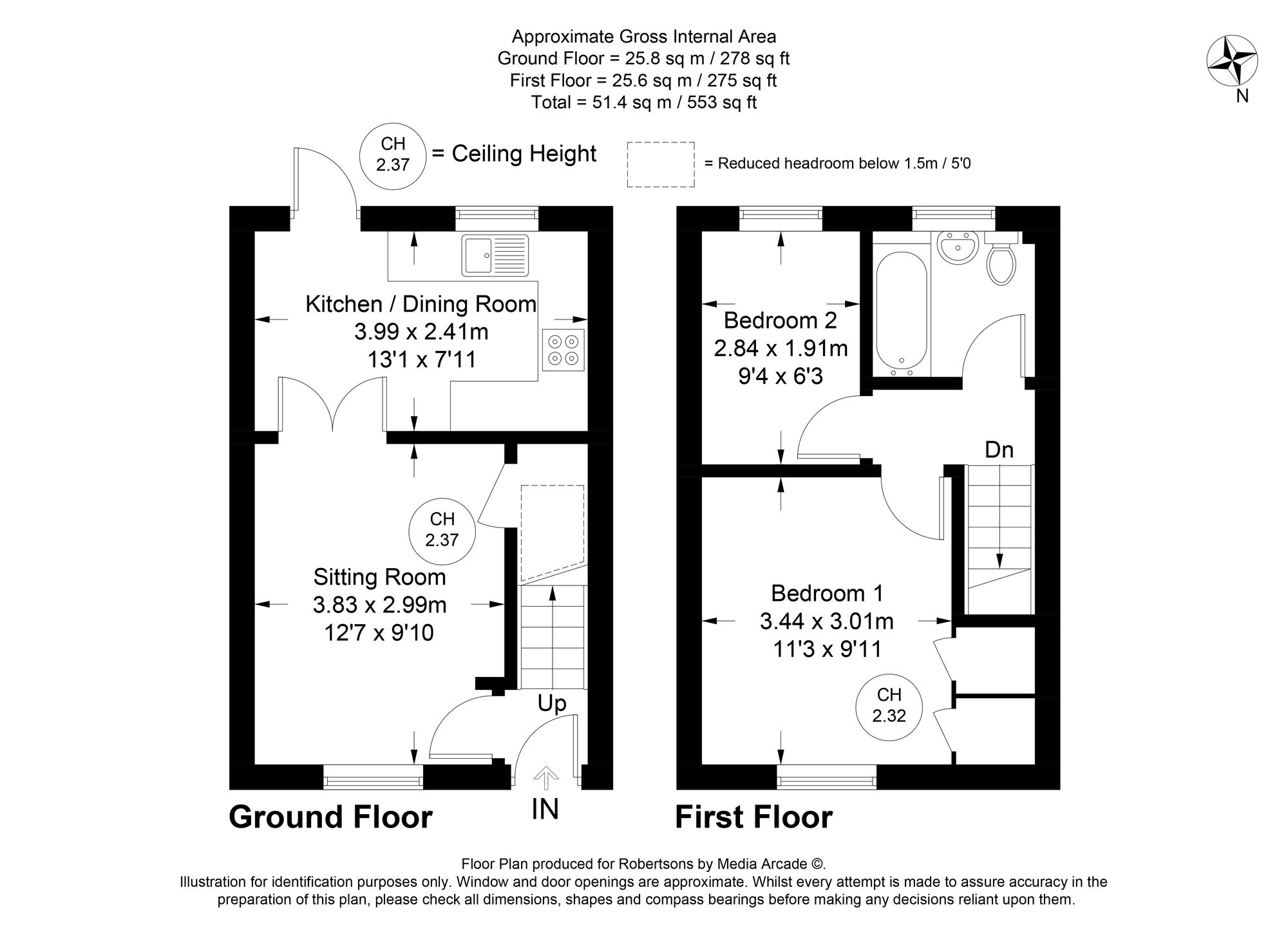 Floorplans for Frank Lunnon Close, Bourne End, SL8