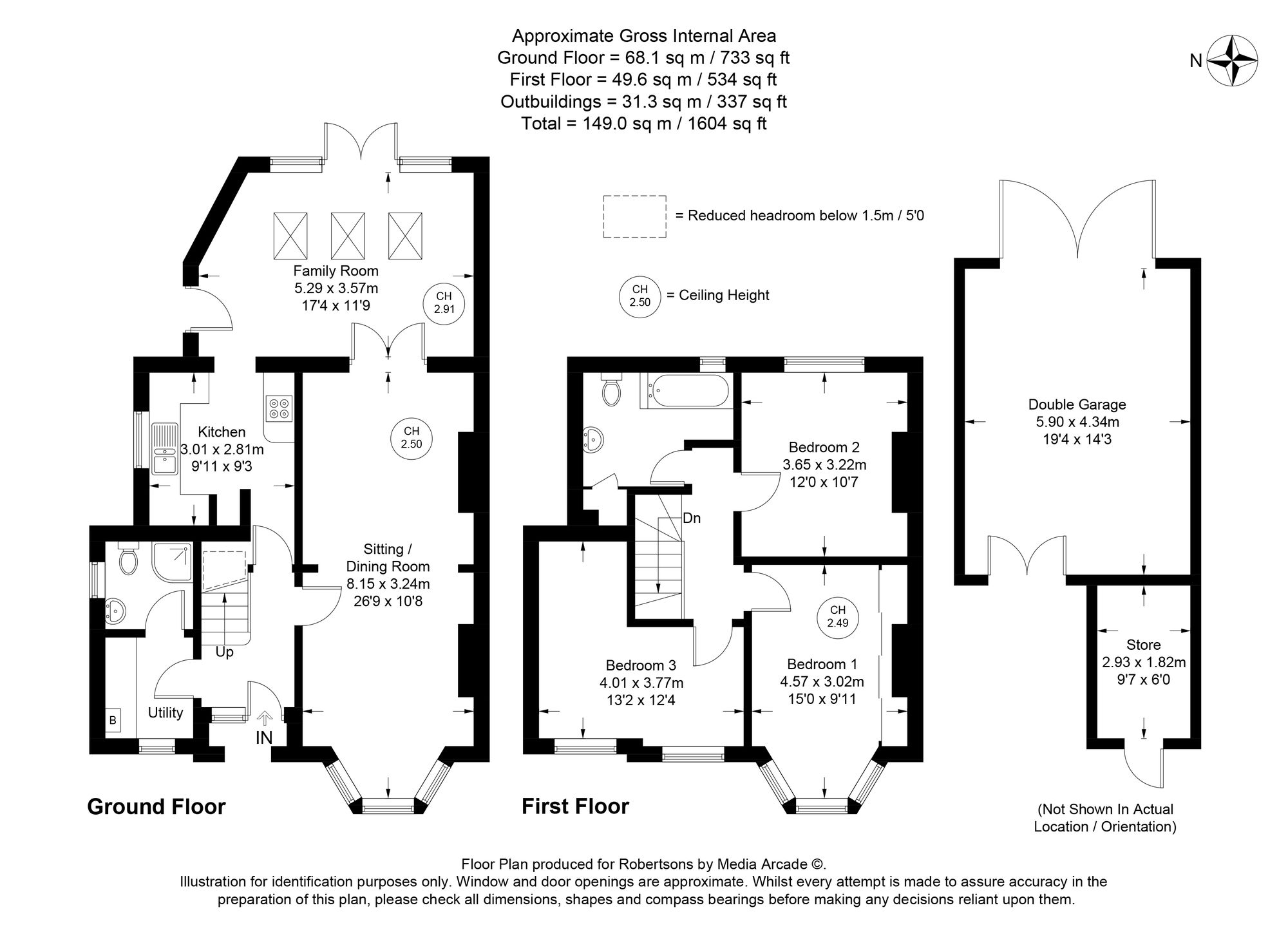 Floorplans for Hammersley Lane, High Wycombe, HP13