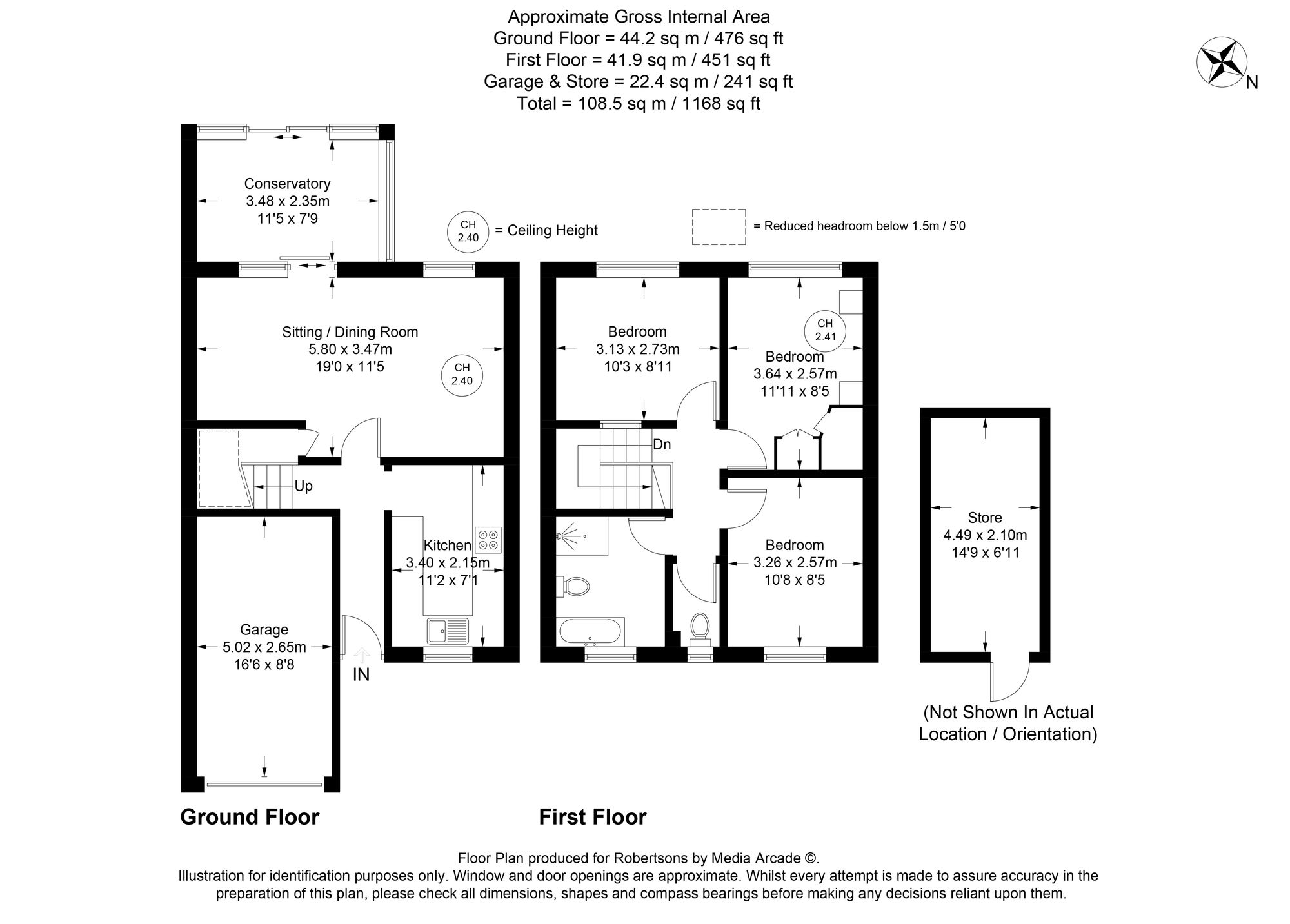 Floorplans for Brambleside, High Wycombe, HP11