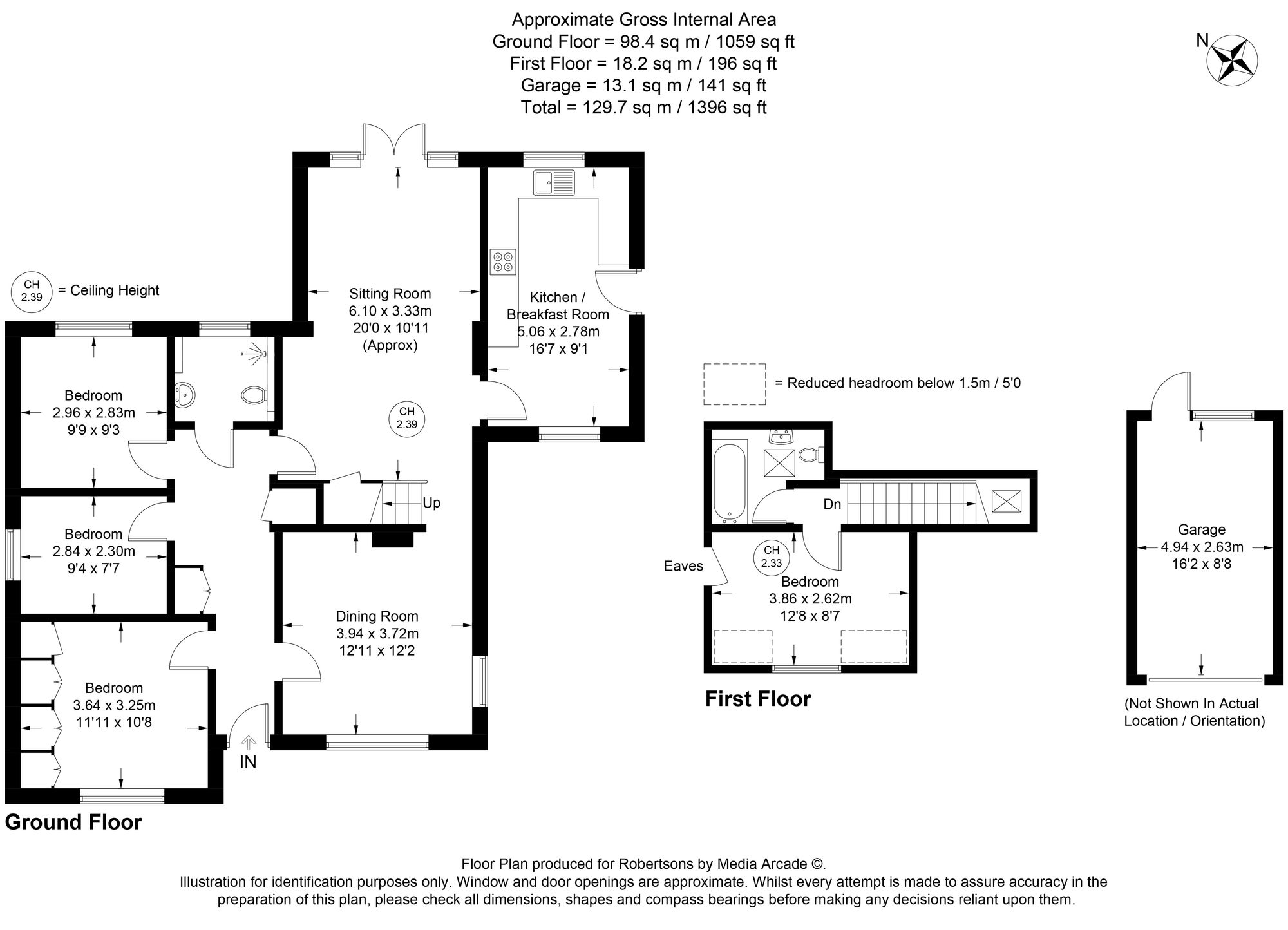 Floorplans for Fennels Farm Road, Flackwell Heath, HP10