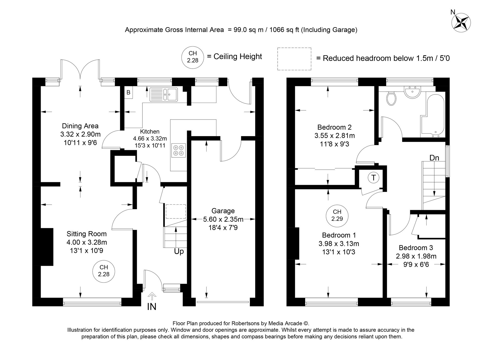 Floorplans for The Rise, High Wycombe, HP13