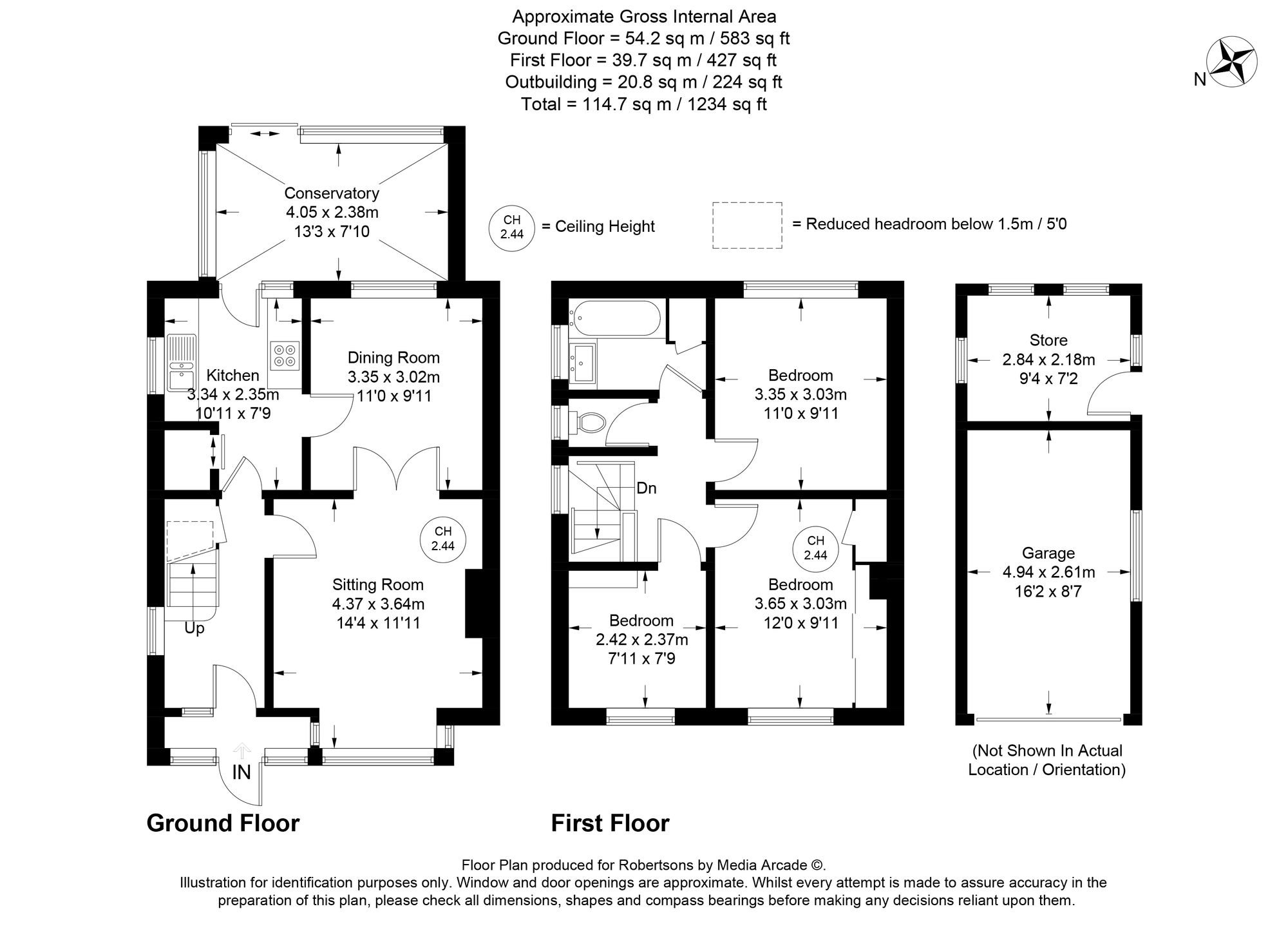 Floorplans for Bernards Way, Flackwell Heath, HP10