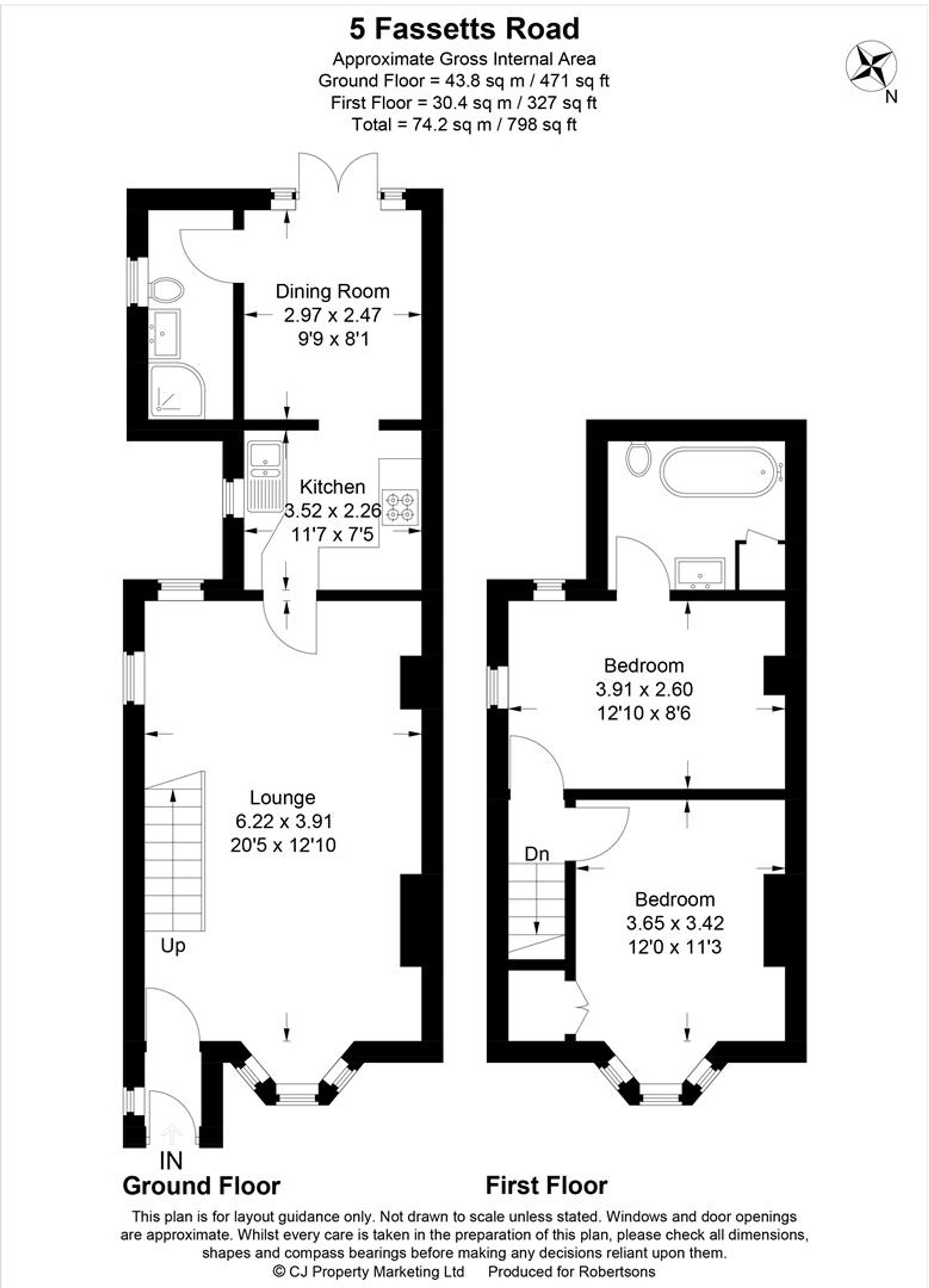 Floorplans for Fassetts Road, Loudwater, HP10