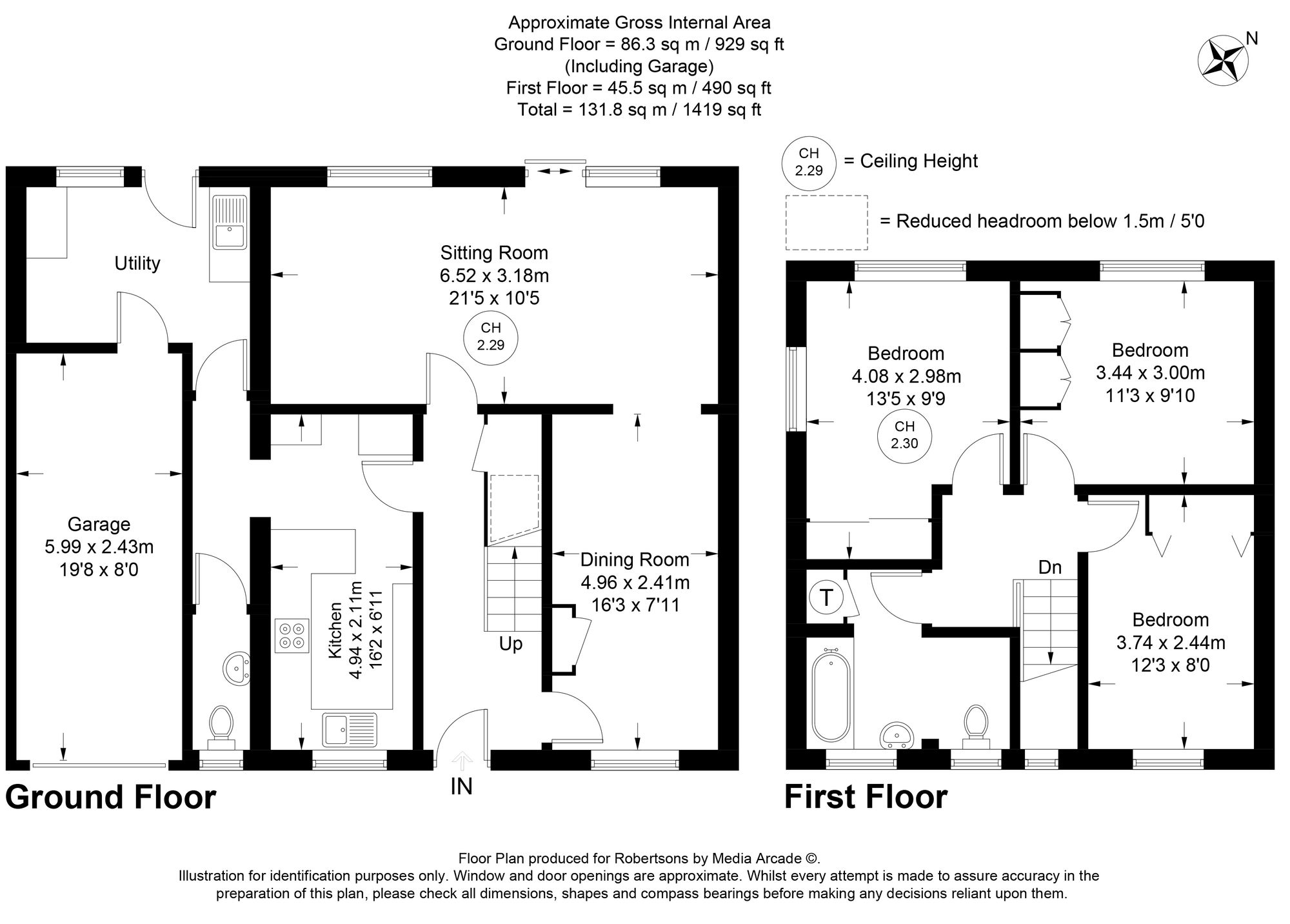 Floorplans for Willows Road, Bourne End, SL8