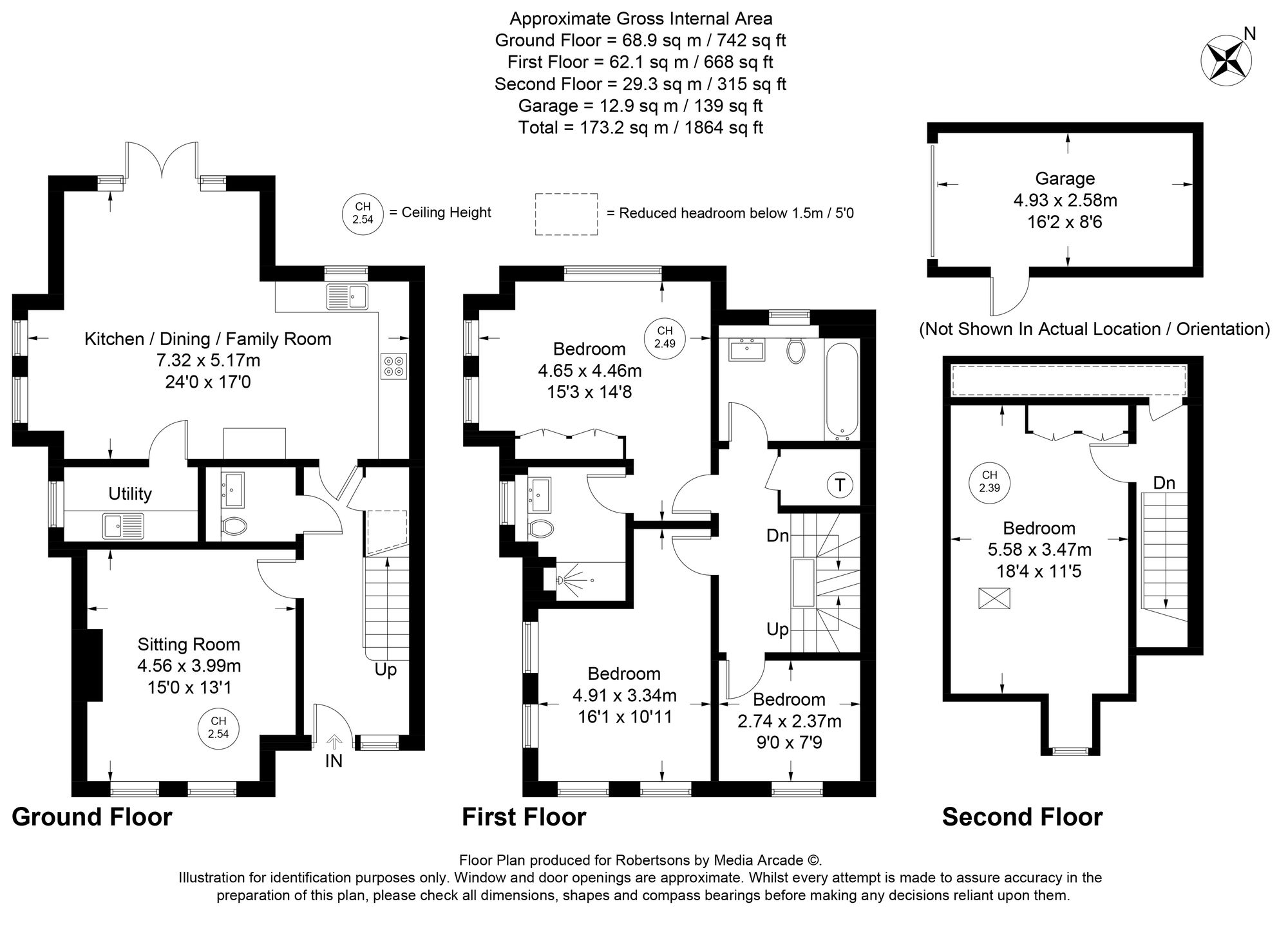 Floorplans for Bramley Gardens, Bourne End, SL8