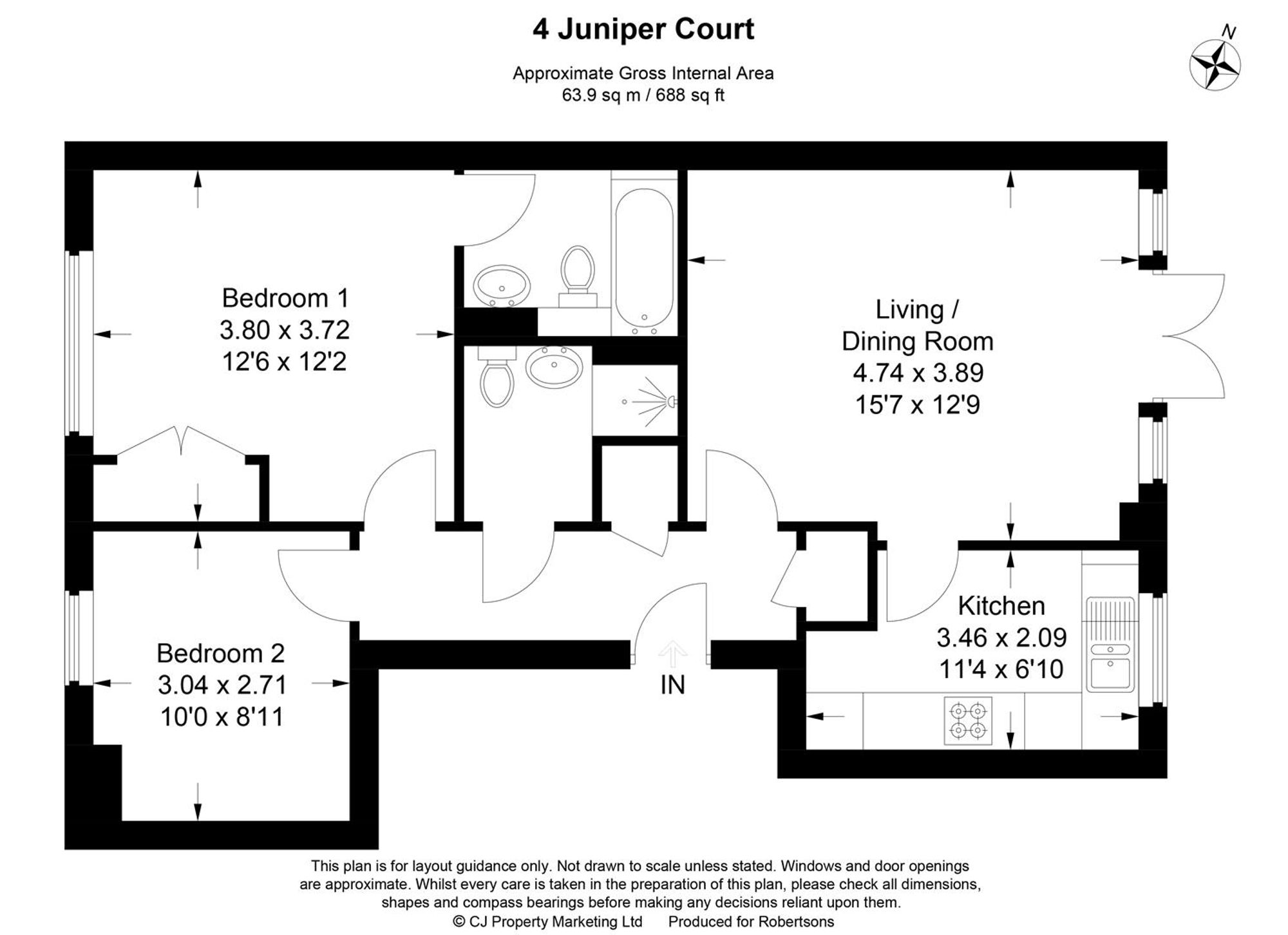 Floorplans for Juniper Lane, Flackwell Heath, HP10