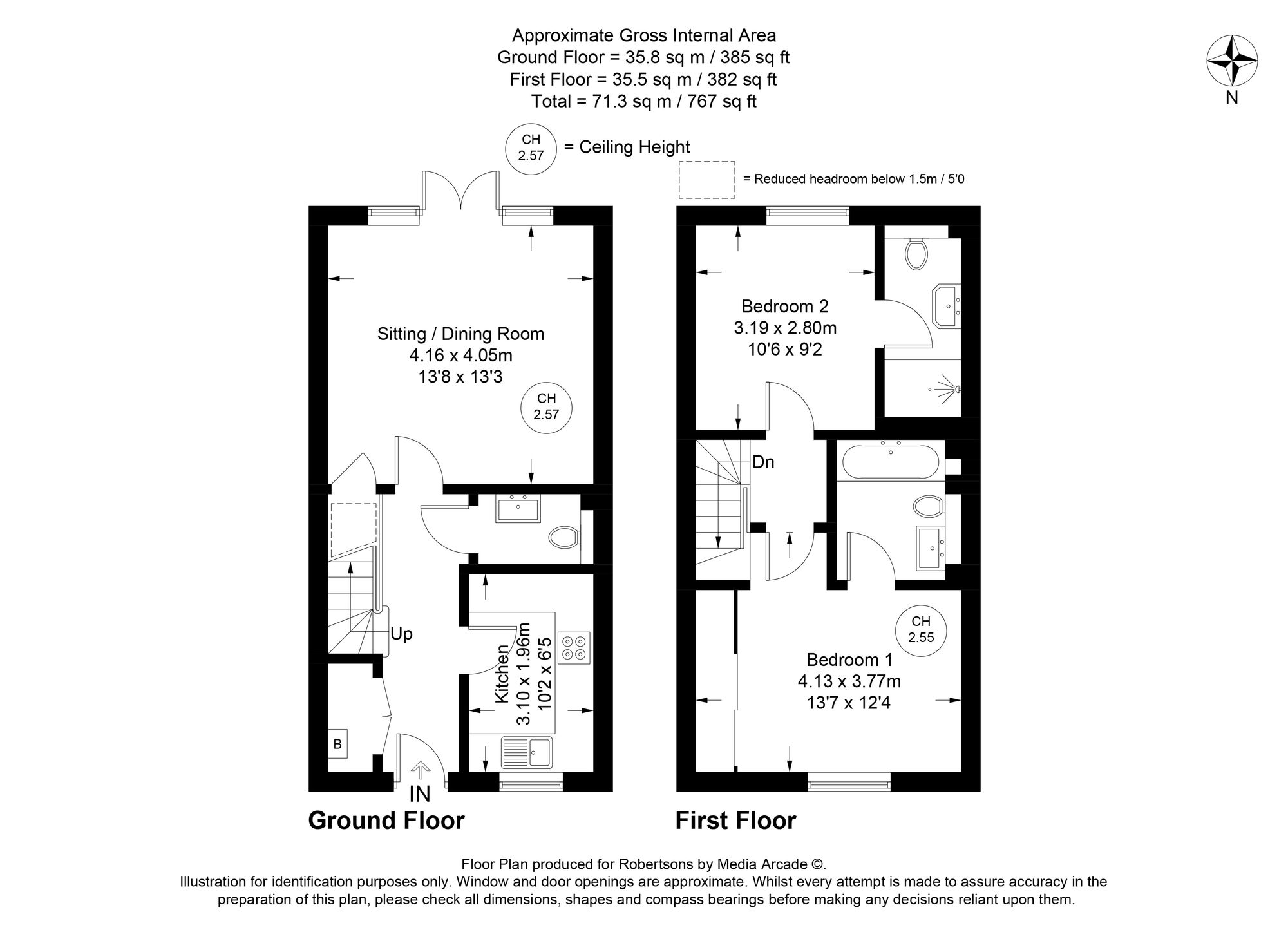 Floorplans for Field Maple Gardens, High Wycombe, HP10