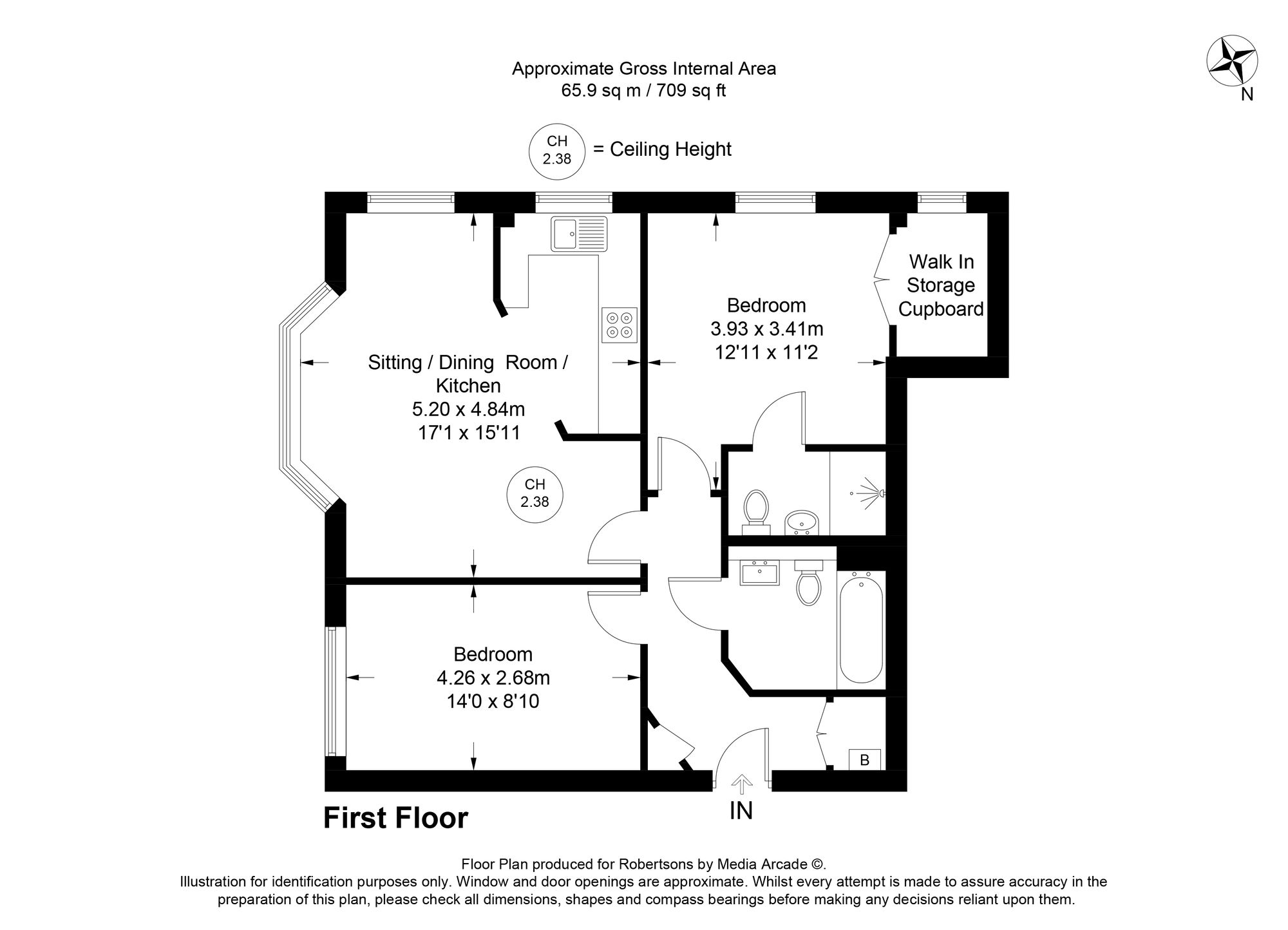 Floorplans for Stretton Close, Penn, HP10