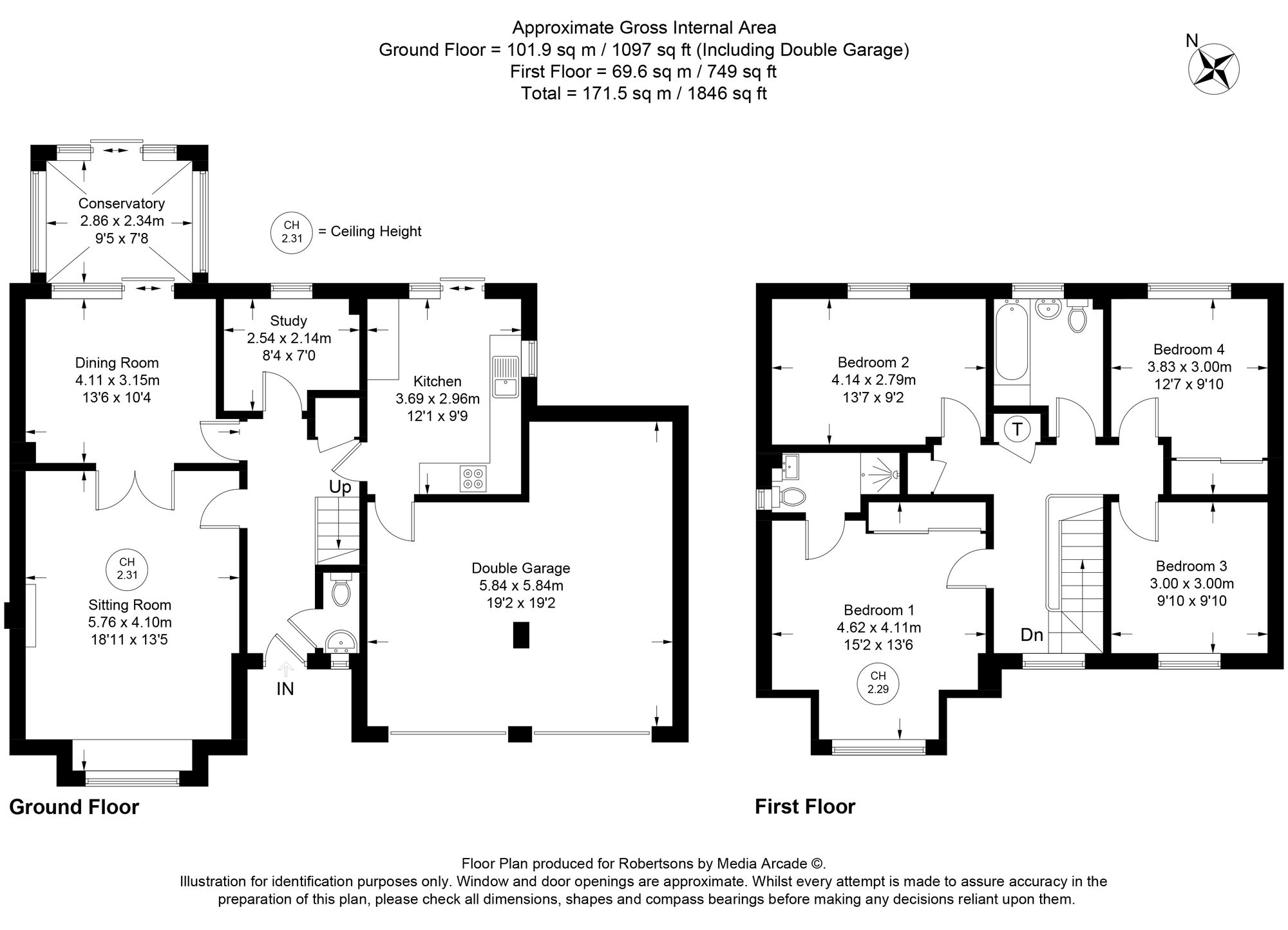 Floorplans for Magpie Close, Flackwell Heath, HP10